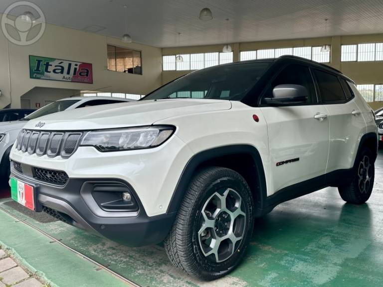 JEEP - COMPASS 2.0 TRAILHAWK TD350 TURBO DIESEL 4X4 4P AUTOMÁTICO - 2021/2022 - BRANCA - R$ 179.900,00