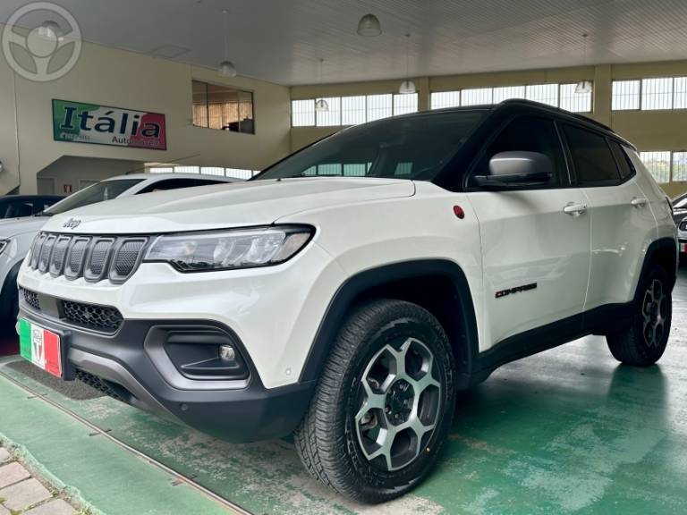 JEEP - COMPASS 2.0 TRAILHAWK TD350 TURBO DIESEL 4X4 4P AUTOMÁTICO - 2021/2022 - BRANCA - R$ 174.900,00