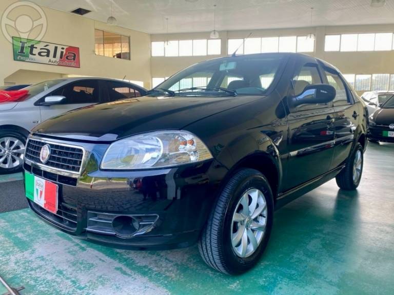 FIAT - SIENA 1.4 MPI EL 8V FLEX 4P MANUAL - 2011/2012 - PRETA - R$ 31.900,00
