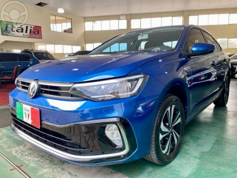 VOLKSWAGEN - VIRTUS 1.0 200 TSI COMFORTLINE AUTOMÁTICO - 2023/2023 - AZUL - R$ 109.900,00