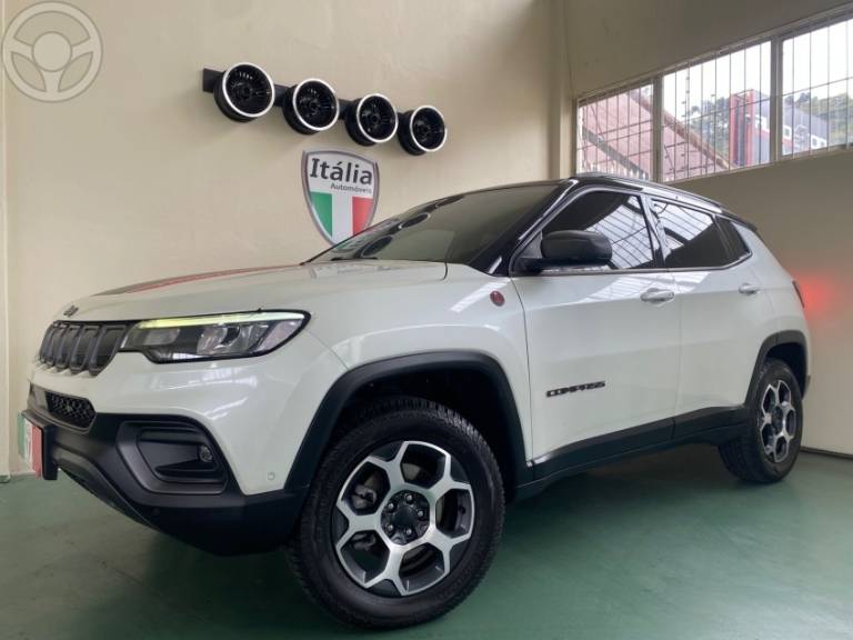 JEEP - COMPASS 2.0 TRAILHAWK TD350 TURBO DIESEL 4X4 4P AUTOMÁTICO - 2021/2022 - BRANCA - R$ 174.900,00