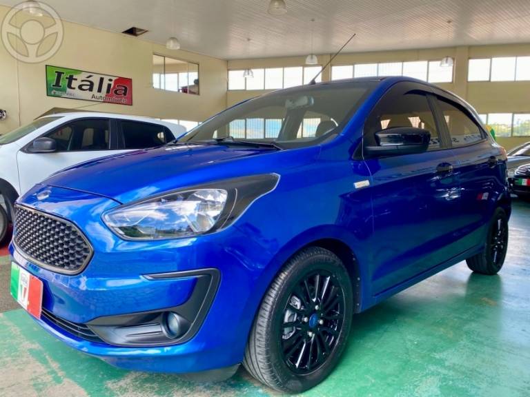 FORD - KA 1.5 100 ANOS TI-VCT FLEX 4P AUTOMÁTICO - 2019/2020 - AZUL - R$ 68.900,00